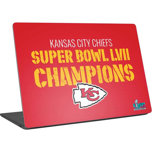 NFL Kansas City Chiefs Super Bowl LVII Champions Surface Laptop 4 15in Skin