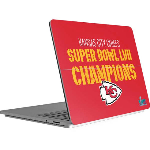 NFL Kansas City Chiefs Super Bowl LVII Champions Surface Laptop Studio Skin