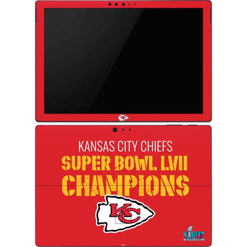 NFL Kansas City Chiefs Super Bowl LVII Champions Surface Pro 6 Skin