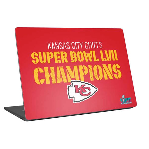 NFL Kansas City Chiefs Super Bowl LVII Champions Universal Laptop 13in (10.6 x 7.6in) Skin