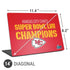 NFL Kansas City Chiefs Super Bowl LVII Champions Universal Laptop 14in (11.4 x 8.2in) Skin