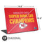 NFL Kansas City Chiefs Super Bowl LVII Champions Universal Laptop 18in (14.6 x 10.6in) Skin