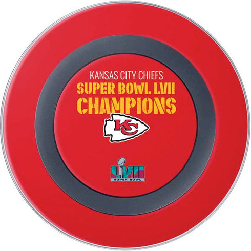 NFL Kansas City Chiefs Super Bowl LVII Champions Wireless Charger Skin
