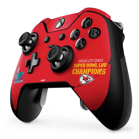 NFL Kansas City Chiefs Super Bowl LVII Champions Xbox One Elite Controller Skin
