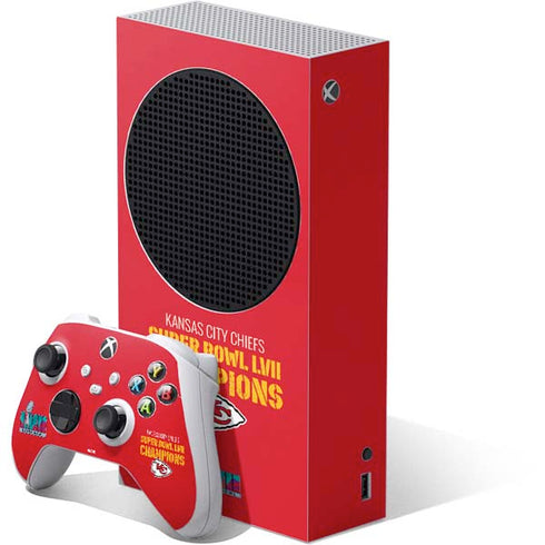 NFL Kansas City Chiefs Super Bowl LVII Champions Xbox Series S Skins