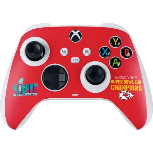 NFL Kansas City Chiefs Super Bowl LVII Champions Xbox Series S Controller Skin