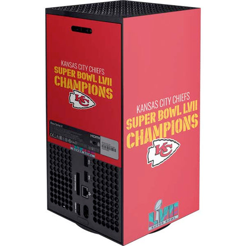 NFL Kansas City Chiefs Super Bowl LVII Champions Xbox Series X Console Skin