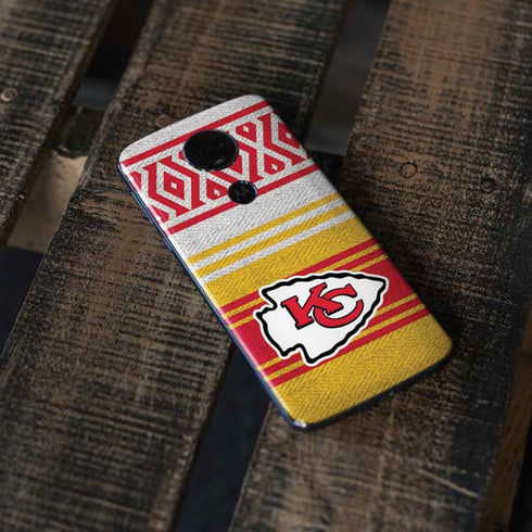 NFL Kansas City Chiefs Trailblazer Moto E5 Plus Skin