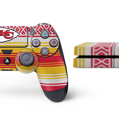 NFL Kansas City Chiefs Trailblazer PS4 Console and Controller Bundle Skin