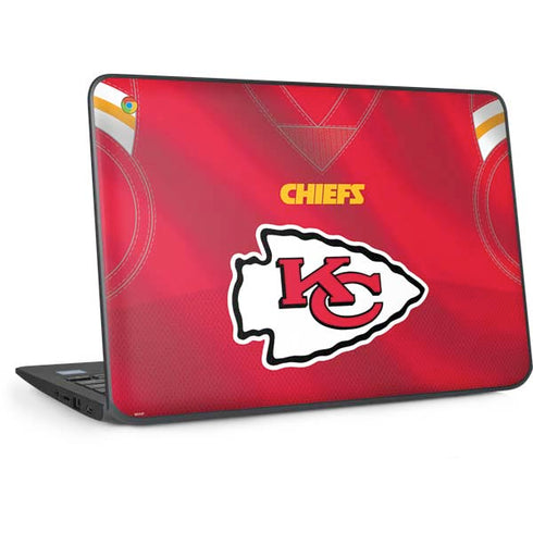 NFL Kansas City Chiefs Team Jersey HP Chromebook Skin