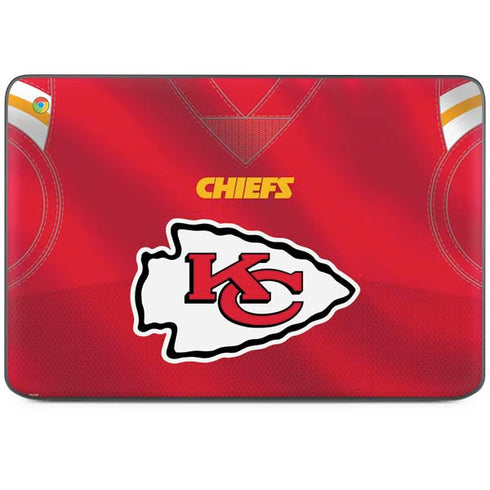 NFL Kansas City Chiefs Team Jersey HP Chromebook Skin