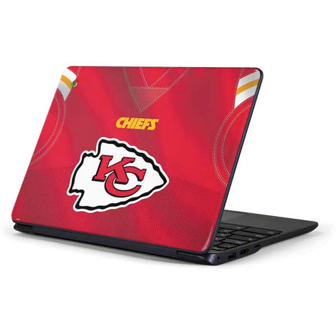 NFL Kansas City Chiefs Team Jersey Samsung Chromebook Skin