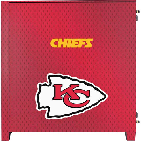 NFL Kansas City Chiefs Team Jersey Corsair 4000D Tempered Glass Mid-Tower ATX Case Skin