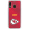 NFL Kansas City Chiefs Team Jersey Galaxy A20 Clear Case