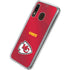 NFL Kansas City Chiefs Team Jersey Galaxy A20 Clear Case