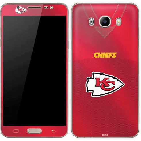 NFL Kansas City Chiefs Team Jersey Galaxy J7 Skin