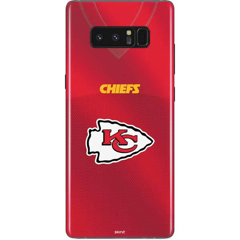 NFL Kansas City Chiefs Team Jersey Galaxy Note 8 Skin