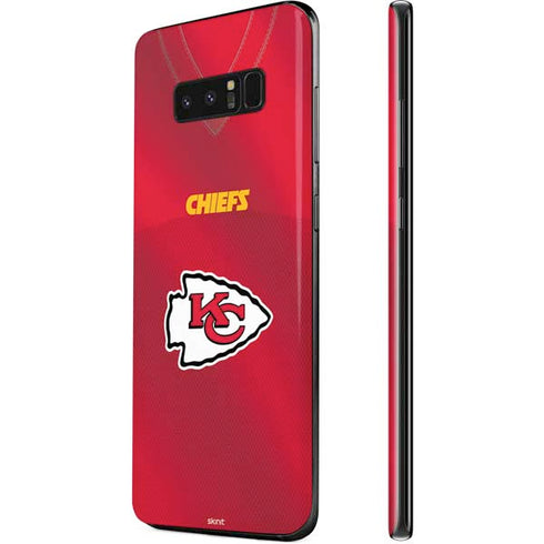 NFL Kansas City Chiefs Team Jersey Galaxy Note 8 Skin