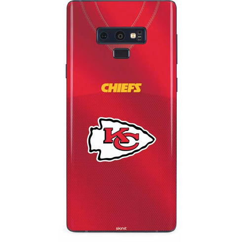 NFL Kansas City Chiefs Team Jersey Galaxy Note 9 Skin