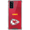 NFL Kansas City Chiefs Team Jersey Galaxy Note20 5G Clear Case