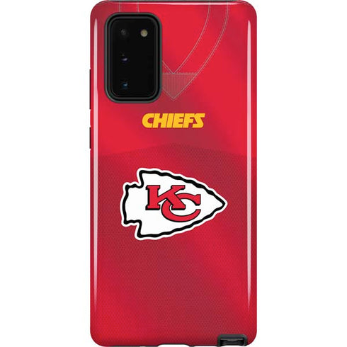 NFL Kansas City Chiefs Team Jersey Galaxy Note20 5G Pro Case