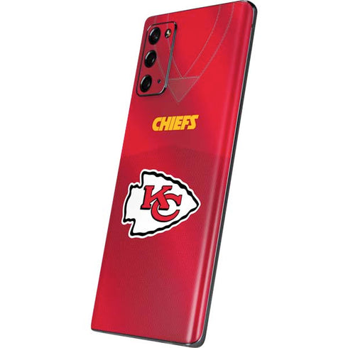 NFL Kansas City Chiefs Team Jersey Galaxy Note20 5G Skin