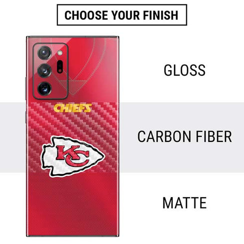 NFL Kansas City Chiefs Team Jersey Galaxy Note20 Ultra 5G Skin