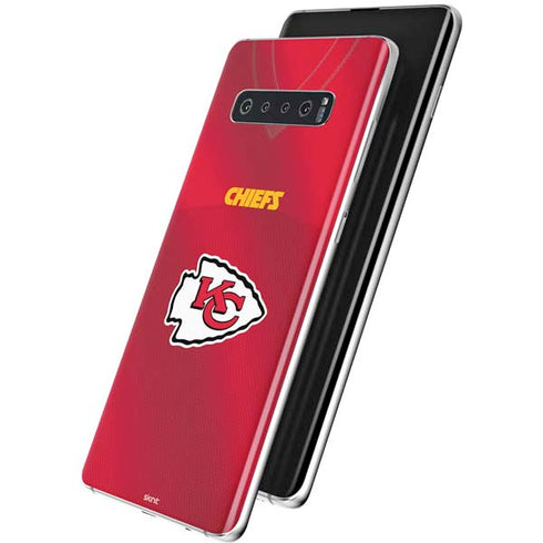NFL Kansas City Chiefs Team Jersey Galaxy S10 Plus Skin