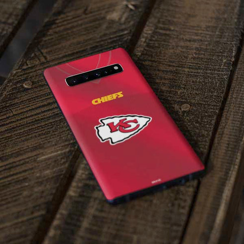 NFL Kansas City Chiefs Team Jersey Galaxy S10 Plus Skin