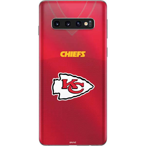 NFL Kansas City Chiefs Team Jersey Galaxy S10 Skin