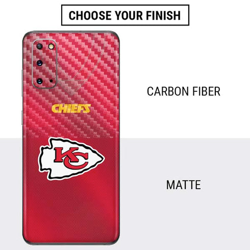NFL Kansas City Chiefs Team Jersey Galaxy S20 Skin