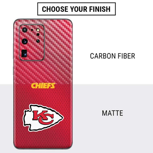 NFL Kansas City Chiefs Team Jersey Galaxy S20 Ultra 5G Skin