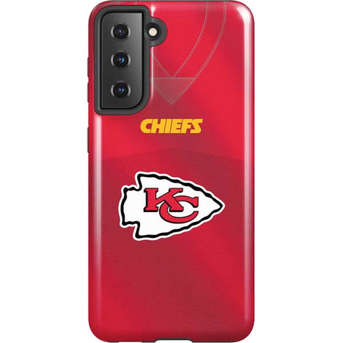 NFL Kansas City Chiefs Team Jersey Galaxy S21 5G Pro Case