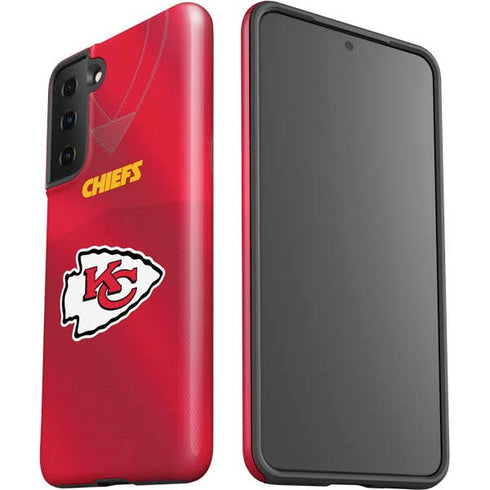 NFL Kansas City Chiefs Team Jersey Galaxy S21 FE Pro Case