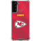 NFL Kansas City Chiefs Team Jersey Galaxy S21 Plus 5G Clear Case