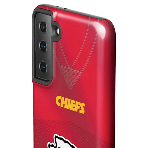 NFL Kansas City Chiefs Team Jersey Galaxy S21 Plus 5G Pro Case