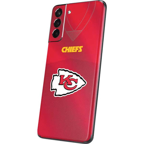 NFL Kansas City Chiefs Team Jersey Galaxy S21 Plus 5G Skin