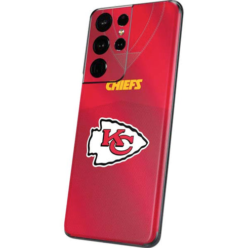 NFL Kansas City Chiefs Team Jersey Galaxy S21 Ultra 5G Skin