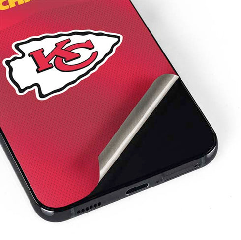 NFL Kansas City Chiefs Team Jersey Galaxy S22 Skin