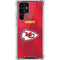 NFL Kansas City Chiefs Team Jersey Galaxy S22 Ultra Clear Case