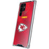 NFL Kansas City Chiefs Team Jersey Galaxy S22 Ultra Clear Case