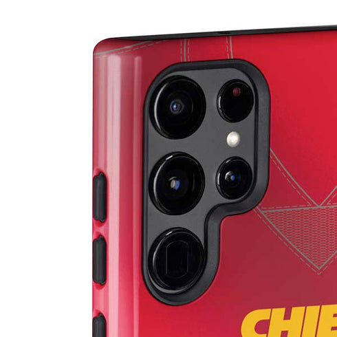 NFL Kansas City Chiefs Team Jersey Galaxy S22 Ultra Pro Case