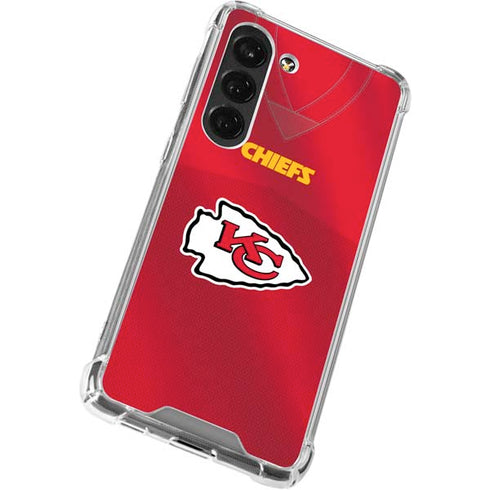 NFL Kansas City Chiefs Team Jersey Galaxy S23 Clear Case