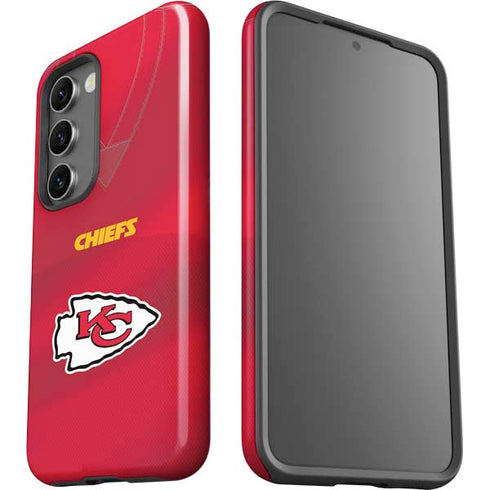 NFL Kansas City Chiefs Team Jersey Galaxy S23 Plus Pro Case
