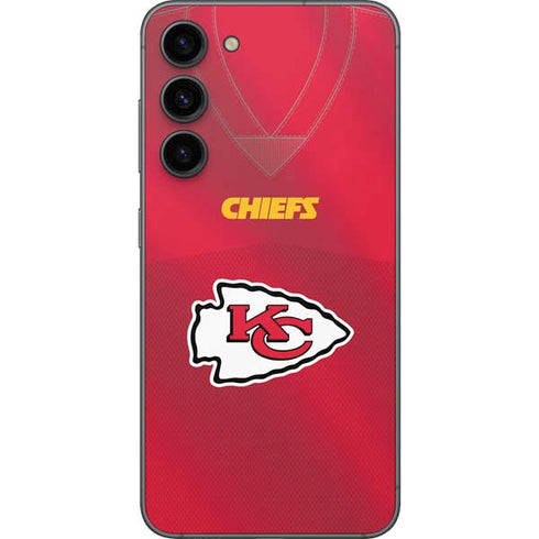 NFL Kansas City Chiefs Team Jersey Galaxy S23 Plus Skin