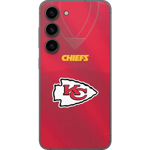 NFL Kansas City Chiefs Team Jersey Galaxy S23 Skin