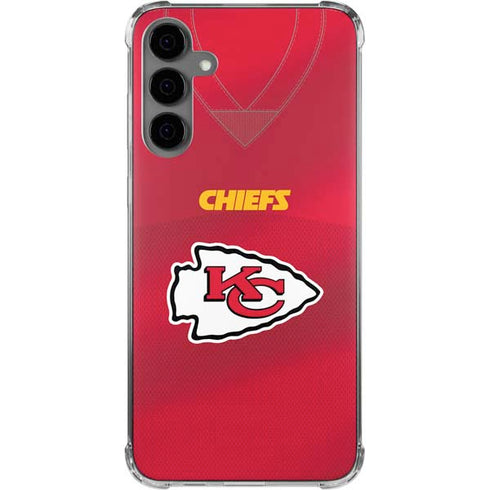 NFL Kansas City Chiefs Team Jersey Galaxy S24 Plus Clear Case