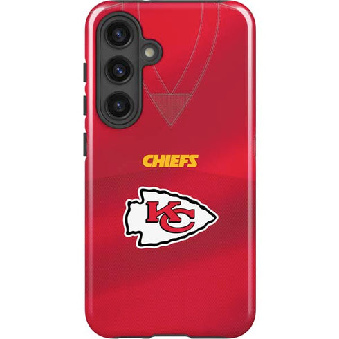 NFL Kansas City Chiefs Team Jersey Galaxy S24 Plus Impact Case