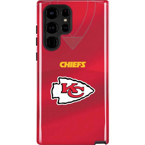 NFL Kansas City Chiefs Team Jersey Galaxy S24 Ultra Impact Case