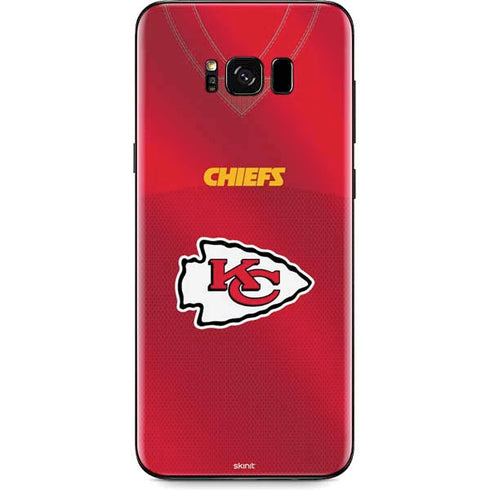 NFL Kansas City Chiefs Team Jersey Galaxy S8 Skin